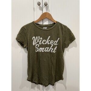 Women’s Cotton Tshirt Size Medium Wicked Smart Boston Accent Tailgate